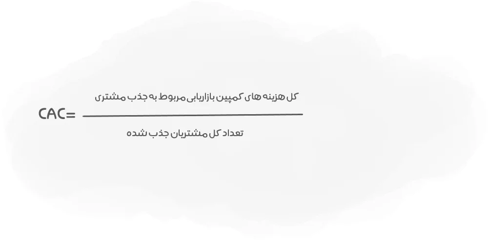 فرمول محاسبه هزینه جذب مشتری